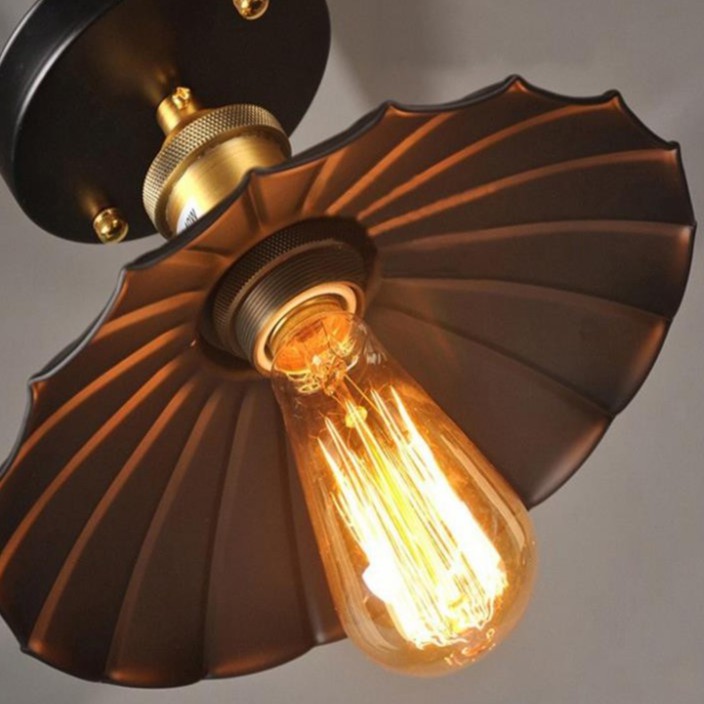 Đèn thả trần trang trí nhà quán cà phê trà sữa nhà hàng decor nội thất shop quần áo (Tặng kèm một bóng Led Edison )