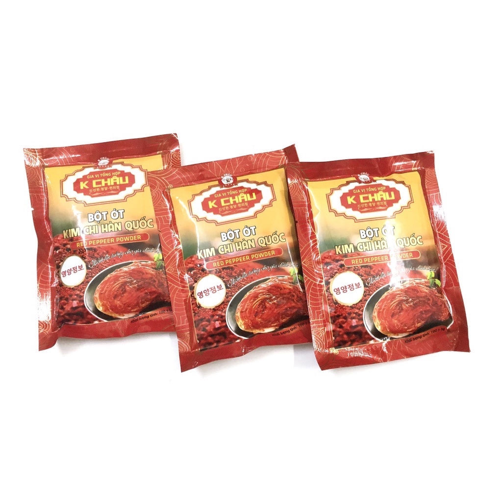 Bột Ớt Kim Chi Hàn Quốc K Châu Gói 100g