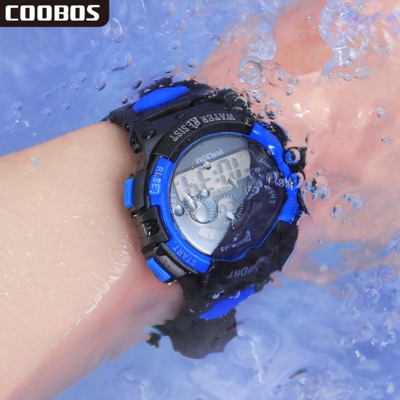 Đồng Hồ Điện Tử Trẻ Em Coobos 2 BBS Cho Bé Trai Và Bé Gái, quà tặng dễ thương bé yêu thích