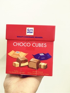 Set 3 hộp Socola ritter cubes