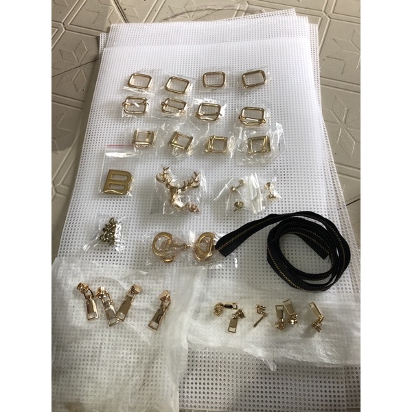 combo phụ kiện làm túi