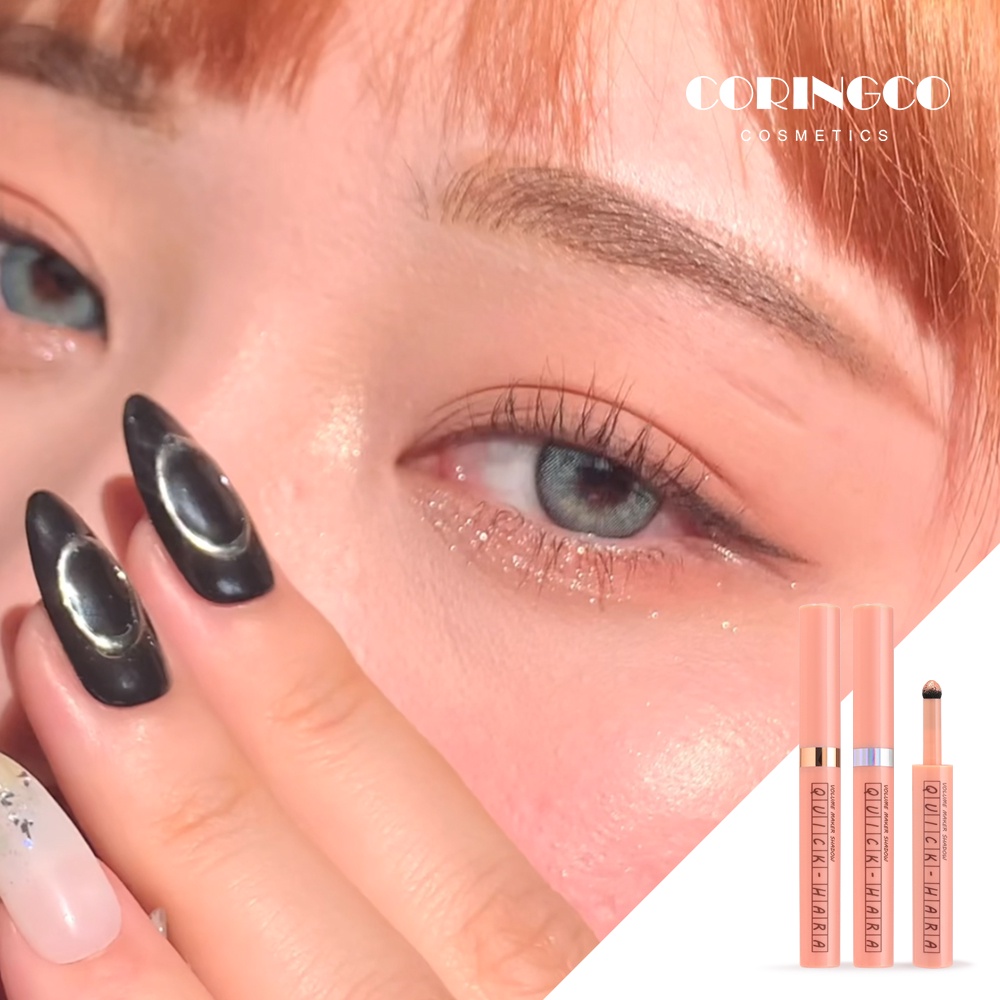 Thỏi Phấn Mắt Màu Nhũ Kim Tuyến Lấp Lánh Nhanh Chóng CORINGCO
