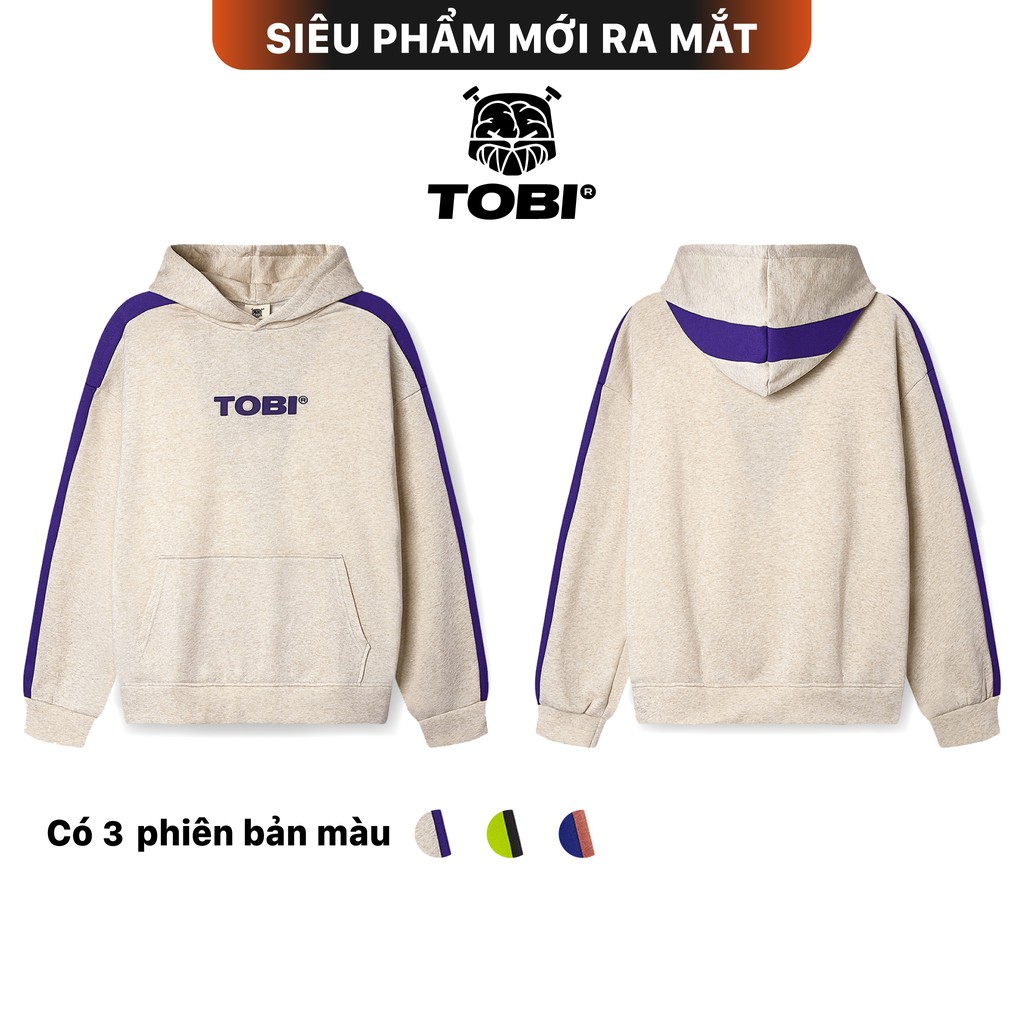 [Mã WABRWA15 giảm 15% đơn 300K] Áo khoác Line TB Hoodie Unisex chính hãng local brand TOBI - Hiệu ứng In nổi 3D | WebRaoVat - webraovat.net.vn