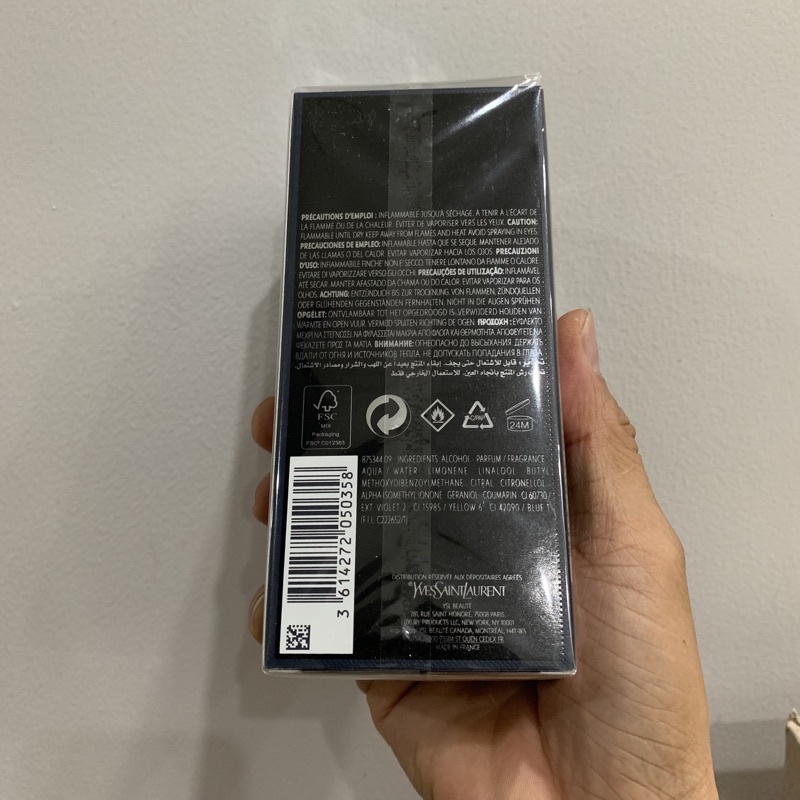 Nước hoa Yves sain laurent y edp 100ml full box