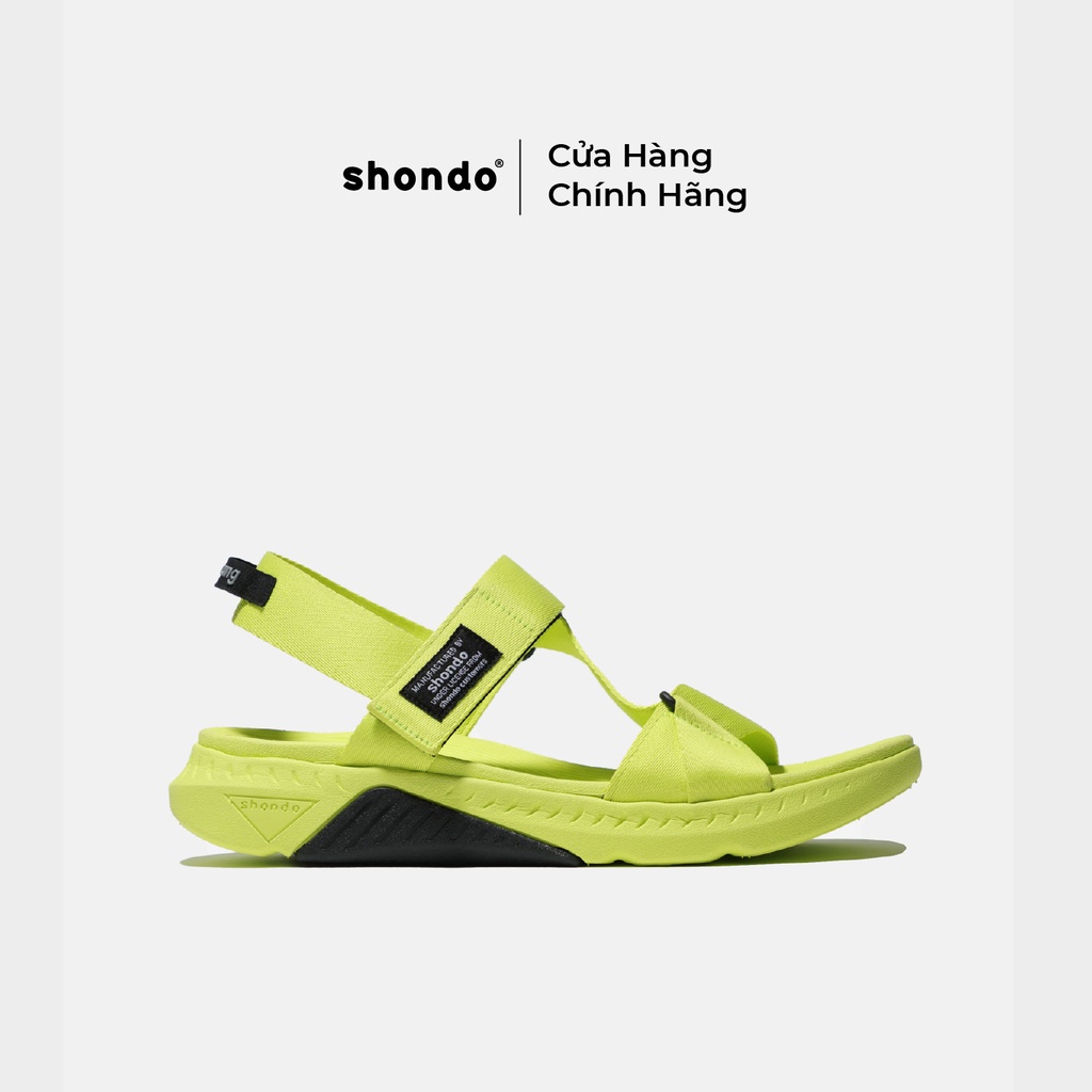 Giày Sandals Nam Nữ Unisex Shondo F7 Racing Xanh Dạ F7R4040