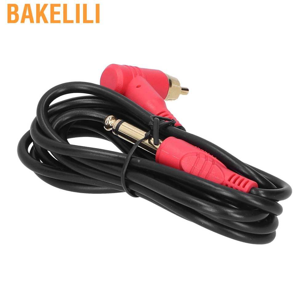 Bakelili Tattoo Machine Clip Cord Soft Silicone Power Supply Right Angle RCA Plug