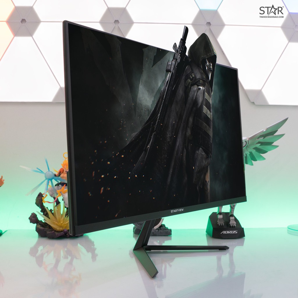 [Mã 1911ELSALE hoàn 7% đơn 300K] Màn Hình Máy Tính Full Viền Cong LCD 24'' StartView 24FHCV75 FullHD 75Hz Gaming | BigBuy360 - bigbuy360.vn