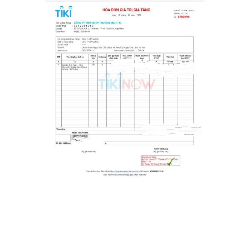 Khăn ướt bobby care không mùi/ có mùi gói 100 tờ