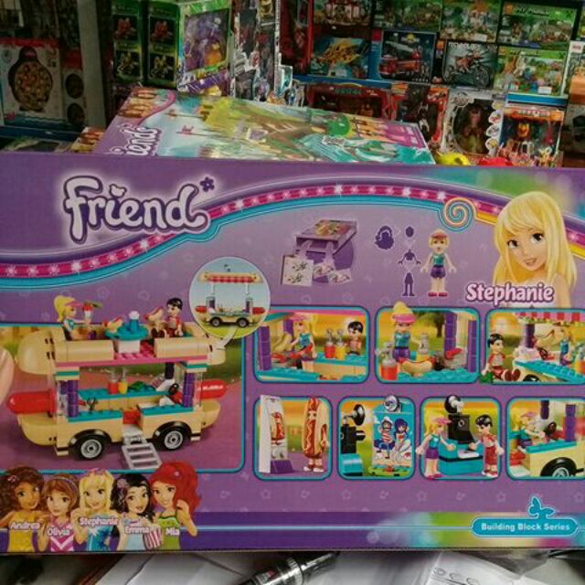 Lego friend 10559. 249 khối. Xe bán hot dog