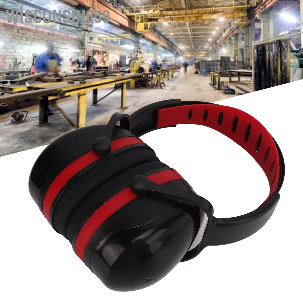 Miếng Bọc Bảo Vệ Tai Nghe 24dB NRR Có Thể Điều Chỉnh Xoay 360 Độ° Vỏ Xoay Giảm Tiếng Ồn Màu Đen Đỏ Dùng Khi Đi Du Lịch