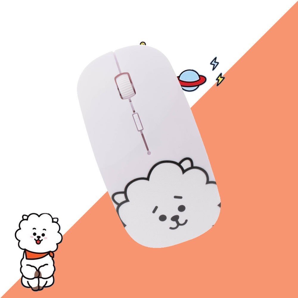 Chuột Bluetooth Không Dây Kpop Bts Bt21