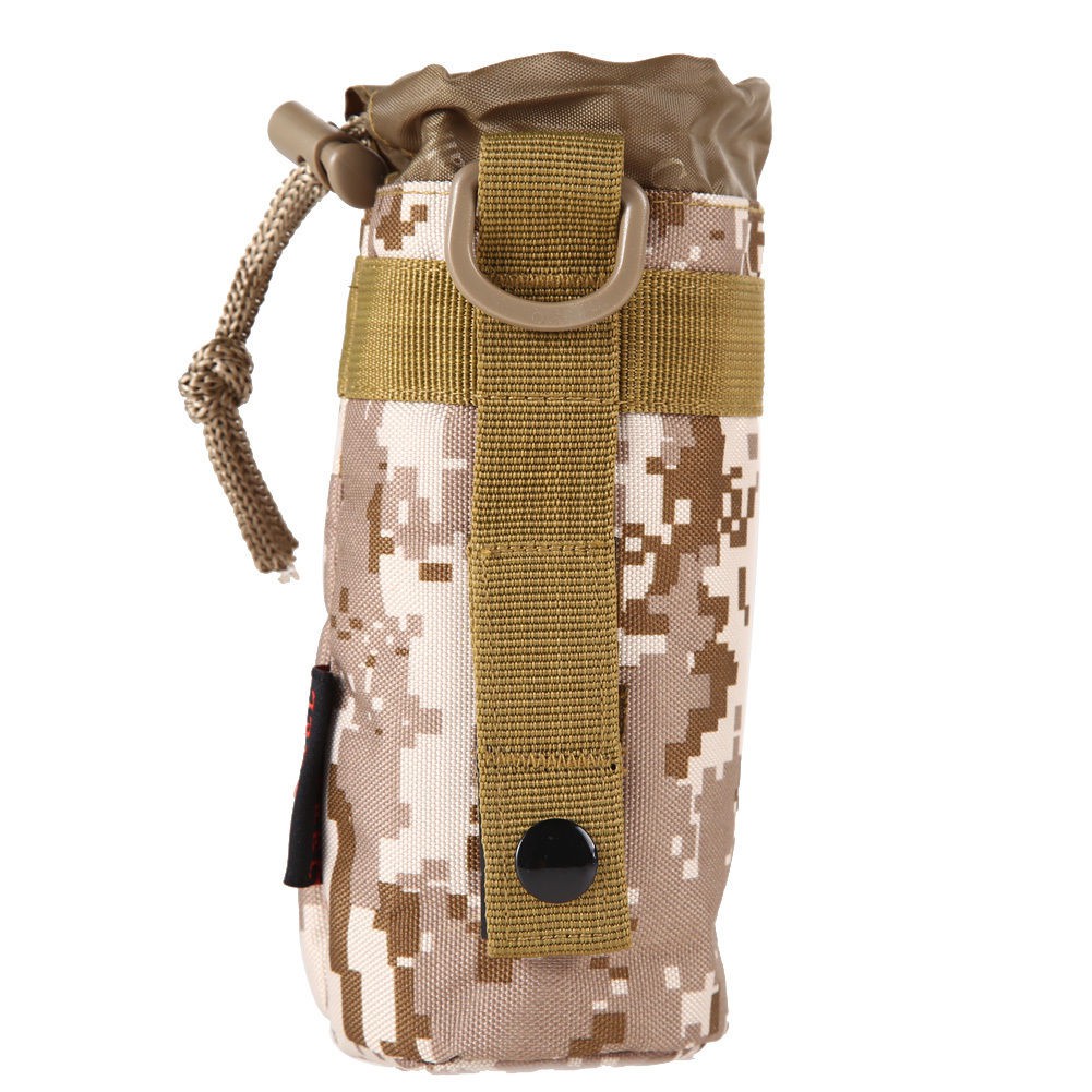 Outdoor Tactical Gear Military Molle System Water Bottle Bag Kettle Pouch Holder