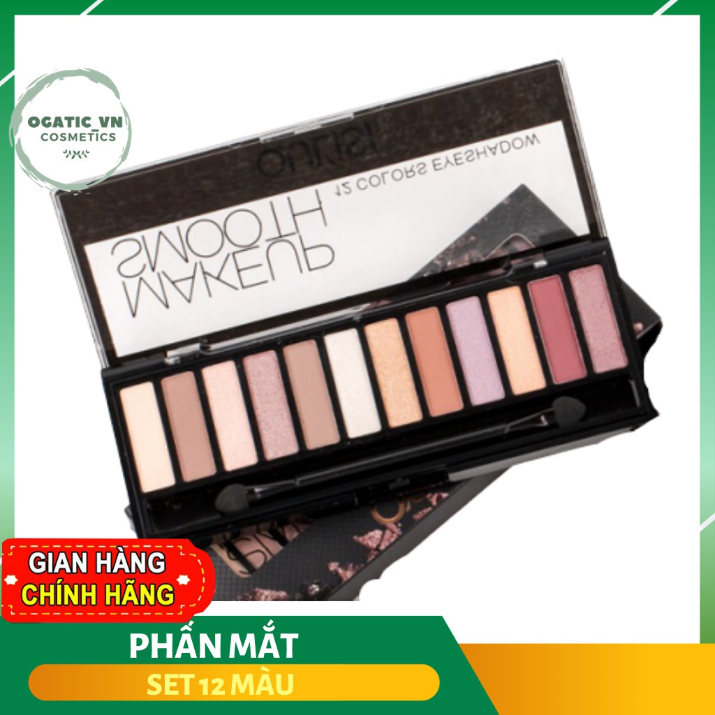 Phấn mắt 12 màu cao cấp OUL'ISI - Bảng phấn mắt hàng chính hãng -PM005