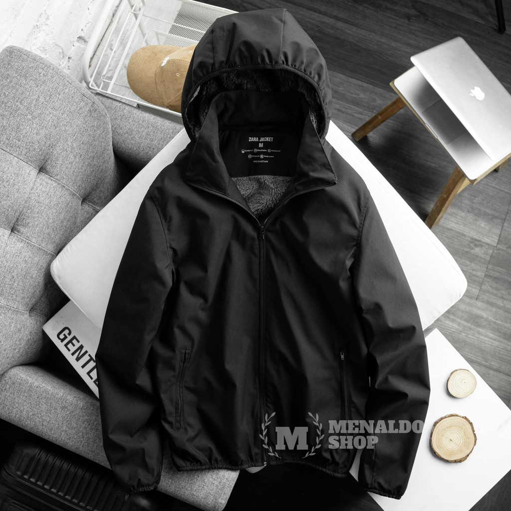 Áo Gió Lót Lông Zara Jacket 2022 - Hàng Siêu Cấp MenaldoS