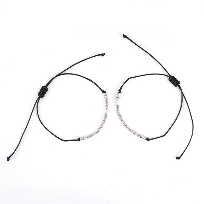 Set 2 Vòng Tay Chuỗi Hạt Đá Mã Não Bí Mật Cho Nữ