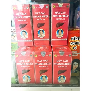 Mát Gan Giải Độc Dạng Nước 280Ml (mẫu mới, date xa nhất thị trường). Mát gan thanh nhiệt Phước An