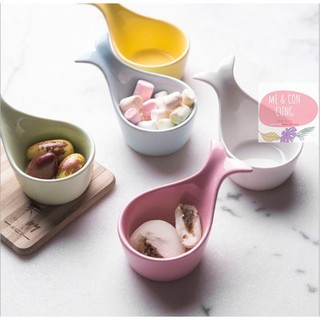 Chén bát sứ ăn dặm 💕FREESHIP💕 hình cá voi dành cho bé tập ăn dặm kiểu Nhật