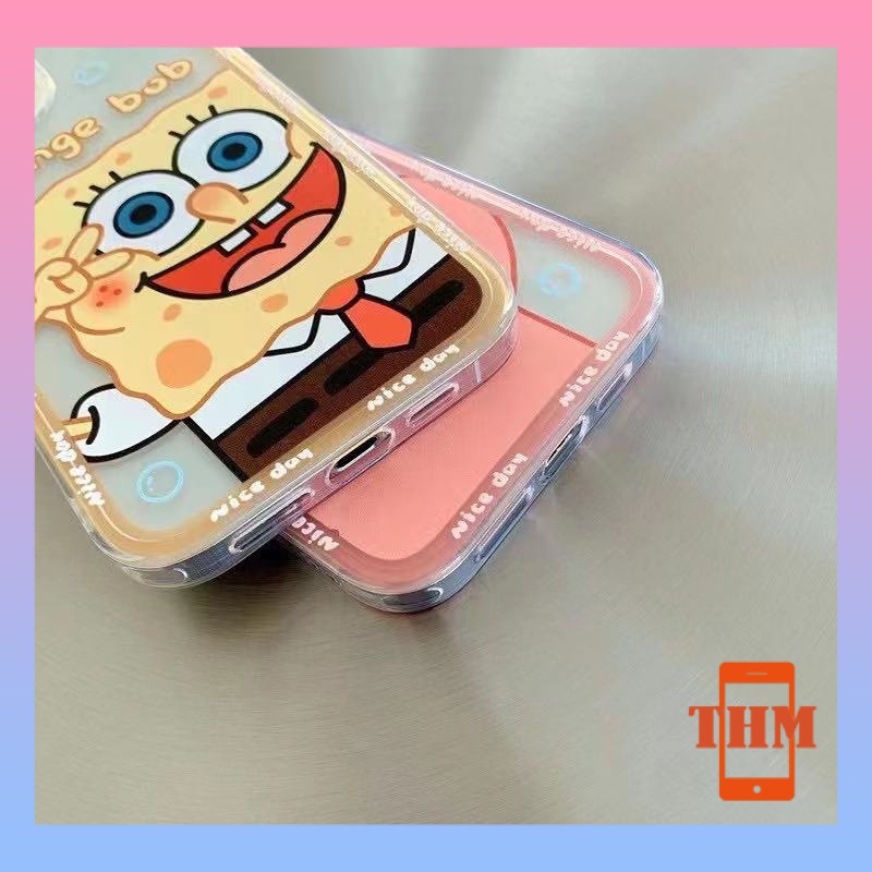 Ốp Điện Thoại Hình Spongebob Cho iPhone 6/6plus/6s/6splus/7/7plus/8/8plus/x/xr/xs/11/12/13/pro/max/plus/promax/-242