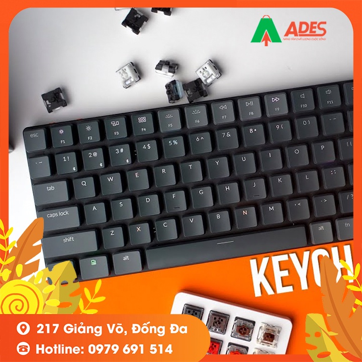 Bàn Phím Cơ Keychron K3 V2 - Bảo Hành Chính Hãng 12 Tháng