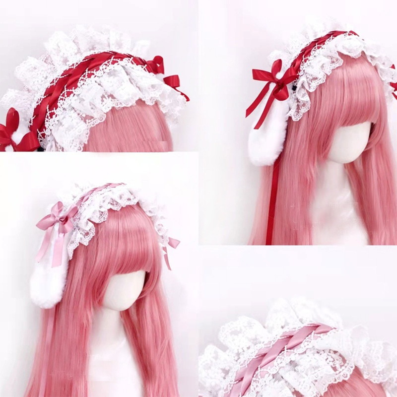 Giá Đỡ Băng Đô Trang Điểm Phối Ren Xếp Ly Dành Cho Nữ