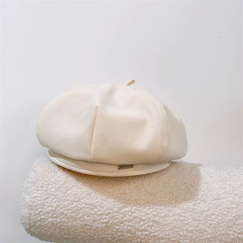 Nón Beret Phong Cách Retro Anh Quốc/Hàn Quốc Dễ Phối Đồ Thời Trang Thu Đông Cho Nữ