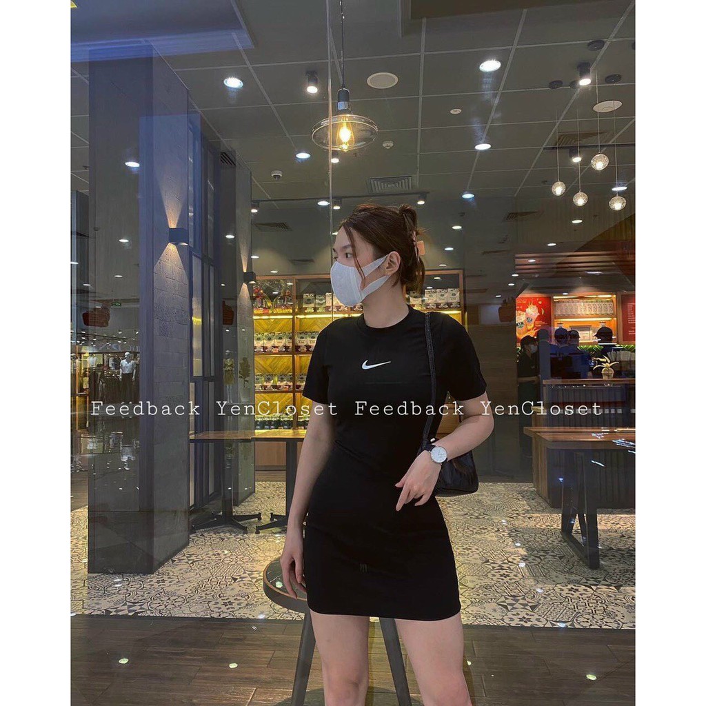 [Mã SKAMSALEP6 giảm 10% tối đa 100K đơn 150K] ĐẦM BODY ĐEN THUN TAY NGẮN | BigBuy360 - bigbuy360.vn