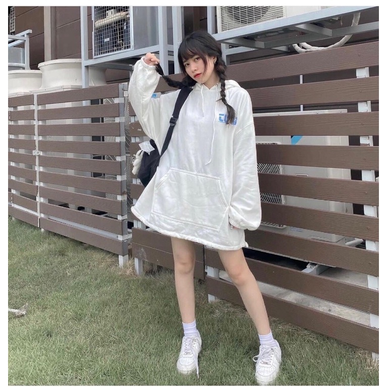 Áo Hoodie Thụng Dáng Rộng Unisex TUNI Dưới 68kg Chất Nỉ Bông Cotton - Uni Lót Lông