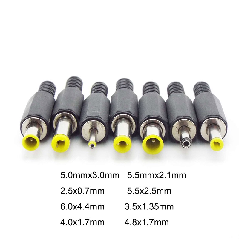 Đầu Nối Jack Cắm Nguồn Điện 3.5x1.35 4.0x1.7 4.8x1.7mm 5.5x2.1mm 2.5 Chuyên Dụng Cho CCTV VNK2