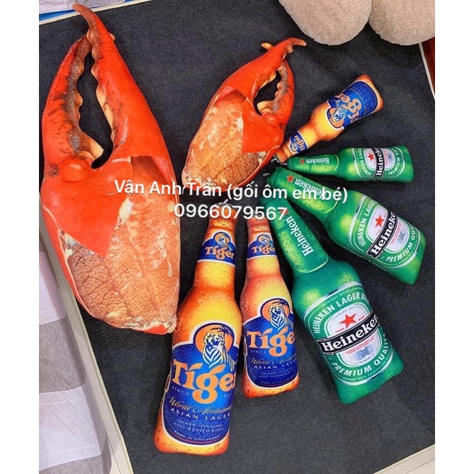 Gối ôm 3d Bia Tiger