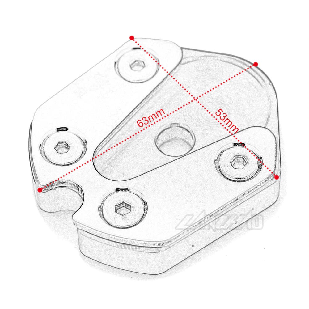 Chân Đế Nhôm Cnc Cho Piaggio Vespa Sprimavera 150 Lx150 S150 2017 2018 2019 2020