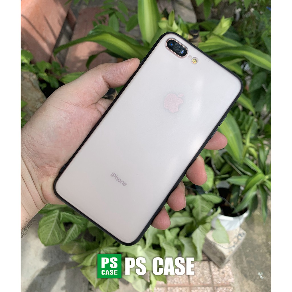 Ốp lưng iPhone 7 Plus, iPhone 8 Plus, viền dẻo đen cao cấp - PS Case phân phối