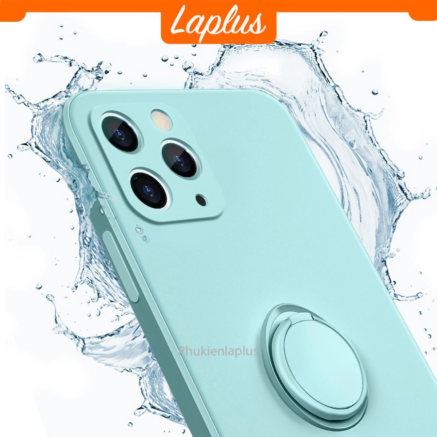 Ốp lưng Iphone có Ring giá đỡ dành cho Iphone 11/11 Pro/11 Promax/12/12 Pro/ 12 Promax - Kèm dây đeo tay - Gắn xe hơi