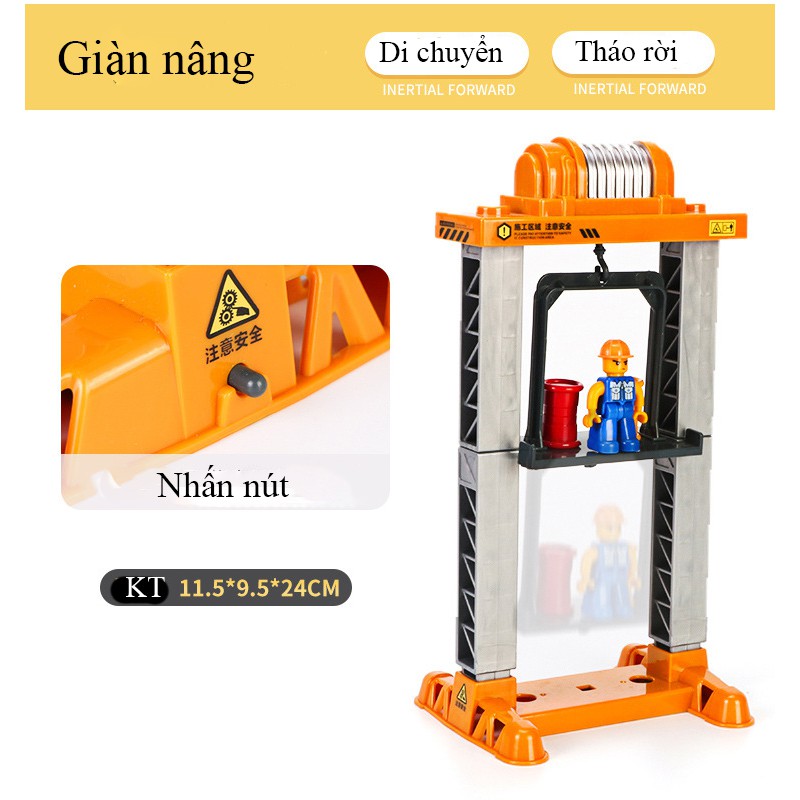 Tuyển tập bộ đồ chơi mô hình cho bé gồm nhiều xe và chi tiết sắc sảo ( nhựa PVC an toàn cho người sử dụng) có hộp đựng