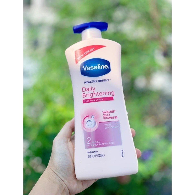 Sữa Dưỡng thể Vaseline Intensive Care 725ml 4 màu Vàng - Hồng - Xanh lá - Nâu