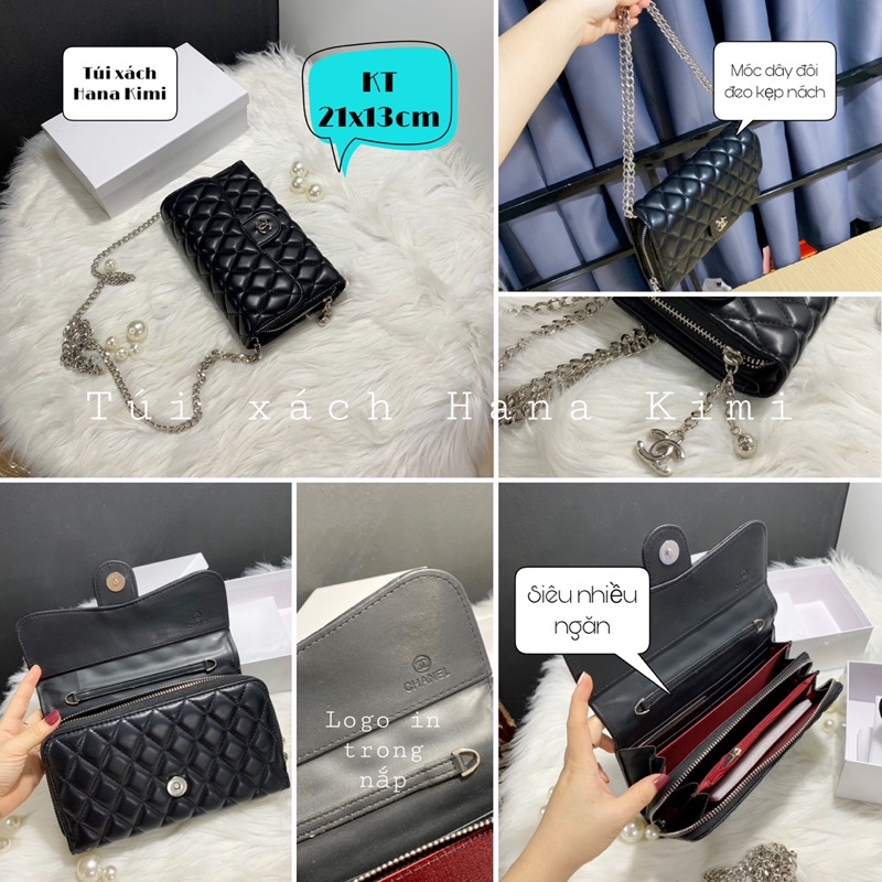 Clutch cầm tay - Ví cầm tay size 21 chất lượng tốt Full hộp