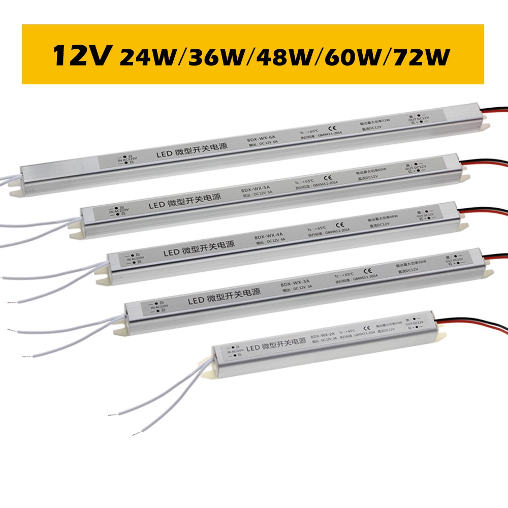 Bộ Chuyển Đổi Nguồn Điện DC12V 24V 24W 36W 48W 60W 72W AC220V 1.5A 2A 3A 5A 6A