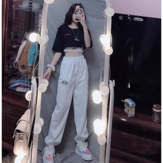 Bộ thể thao nữ/ sét thể thao croptop năng động 3 món thêu chữ siêu hot
