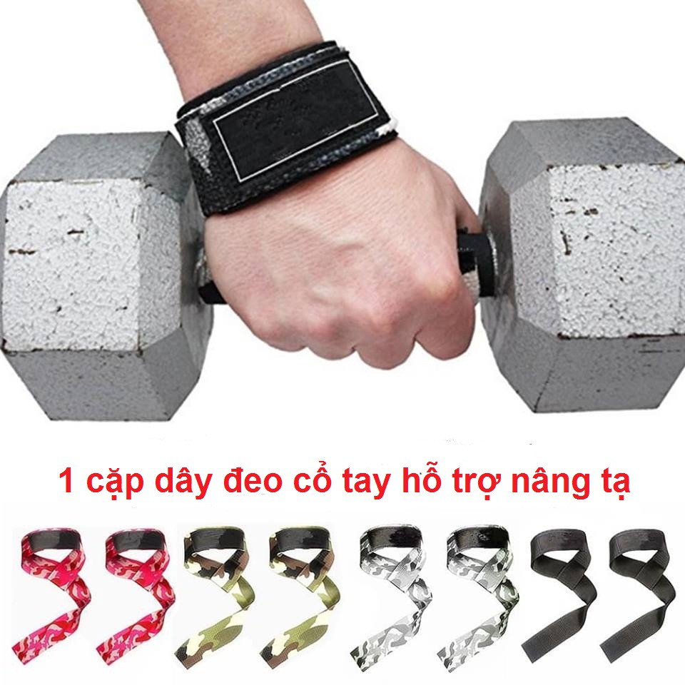 Đai quấn cổ tay hỗ trợ nâng tạ (1 đôi)