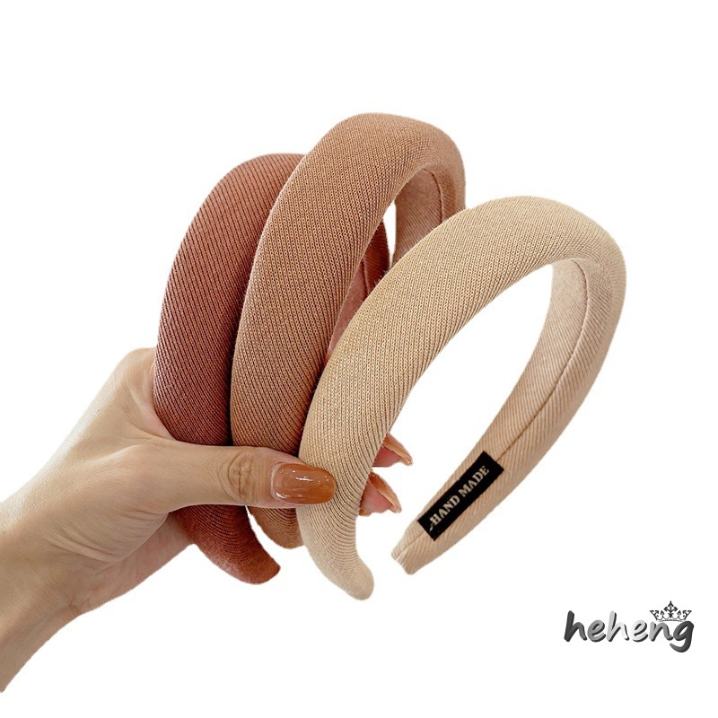 Mao Xiaotong Kẹp Tóc Nhỏ Nhắn Bằng Xốp Mặt Rộng Kiểu Pháp Cổ Điển Cao Cấp Cho Nữ