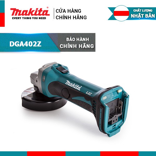 Máy mài cầm tay Makita DGA402Z/DGA403RME dùng Pin (100MM/18V/công tắc trượt) | Makita chính hãng