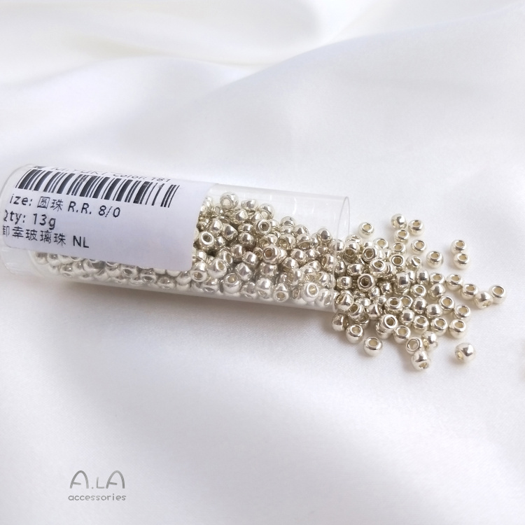 Hạt Tròn 3mm Màu Sắc Tươi Sáng Làm Trang Sức Thủ Công