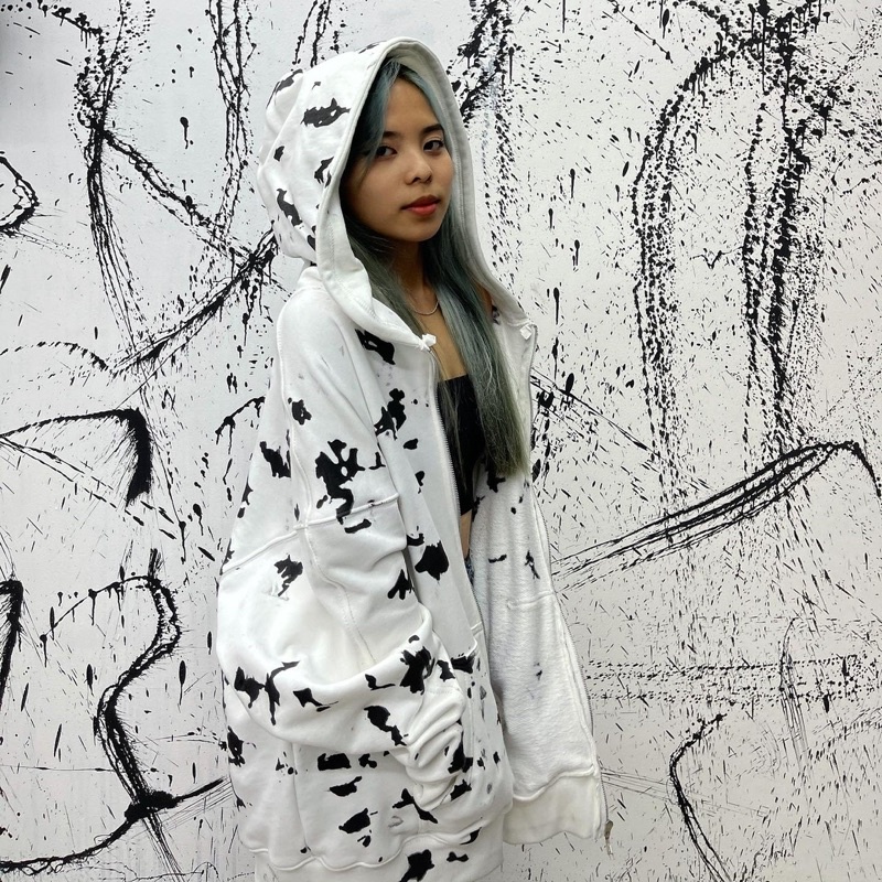 Áo Khoác “TVD DALMATIAN LIQUID FULLZIP HOODIE”