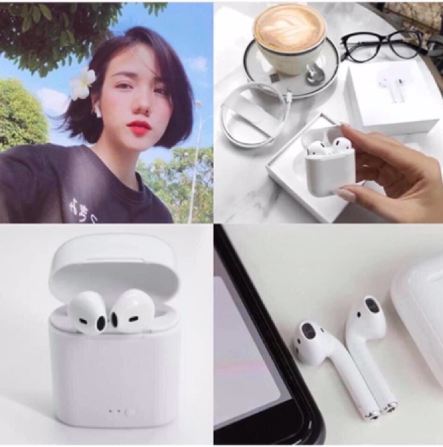 [Freeship] Tai Nghe Bluetooth I7S TWS loại 1, có mic, bảo hành 3 tháng