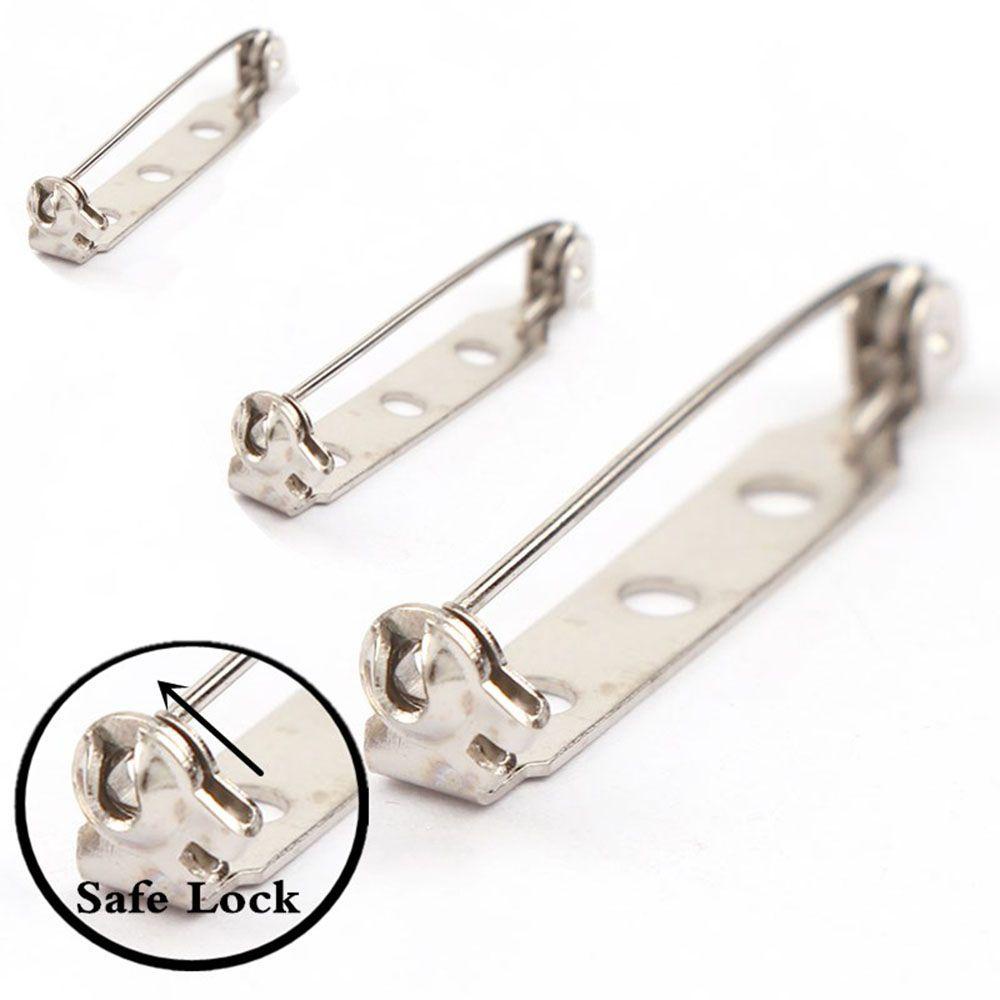 LILYES Giá Đỡ Huy Hiệu Cài Áo Bằng Sắt Mạ Kim Loại An Toàn DIY