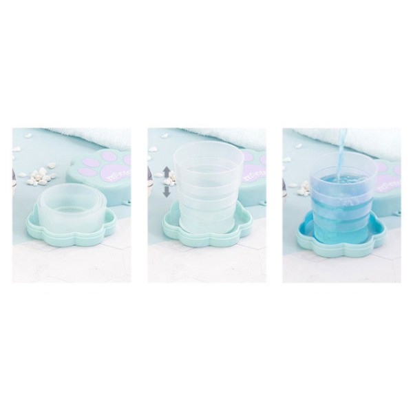 Cốc Uống Nước Gấp Gọn Cá Nhân Hình Chân Mèo | BigBuy360 - bigbuy360.vn