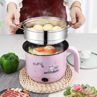 ☃Chảo điện đa năng ký túc xá sinh viên công suất thấp nấu mì gói gia dụng lẩu hiện vật đơn