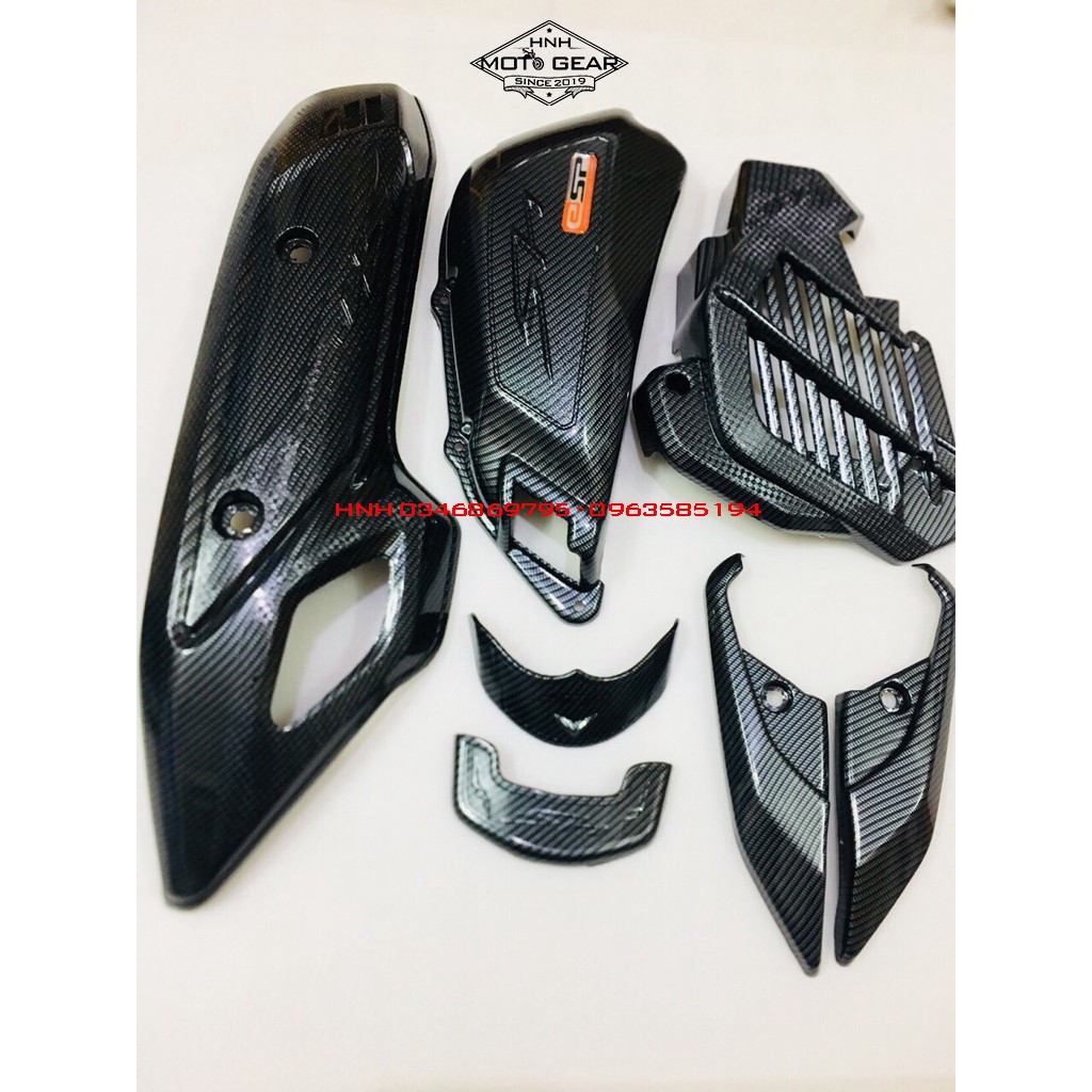 Ốp Carbon Xe SH 2012 - 2016 Bộ 6 Món