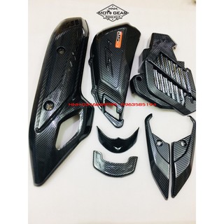 Ốp carbon xe sh 2012 - 2016 bộ 6 món