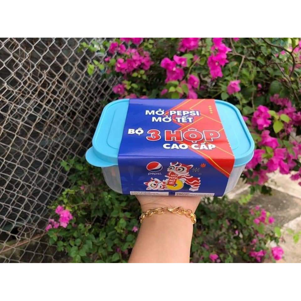Combo 5 bộ hộp nhựa pepsi