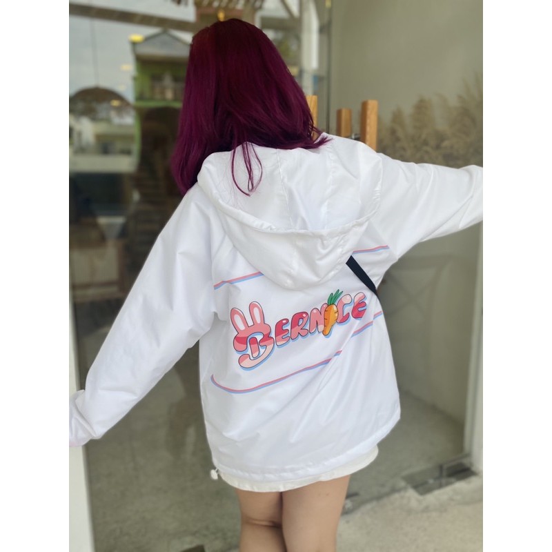 Áo khoác Bernice Carrot Trắng chống nước 90% (Jacket Bernice Carrot - White) | BigBuy360 - bigbuy360.vn